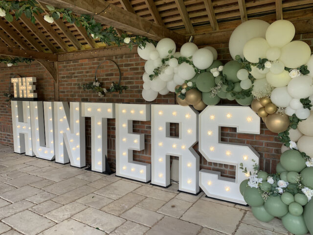 Hampshire Wedding Sign