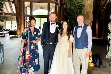 Wedding Musicians in Wales for James and Esme