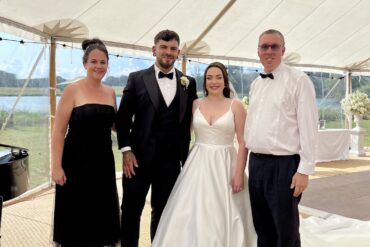 Musicians for Chloe and Joe at Clevedon Hall near Bristol