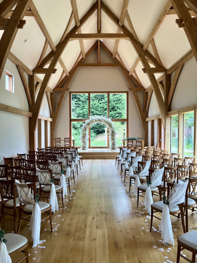 Ceremony Room at the Mill Barns Alveley Bridgnorth