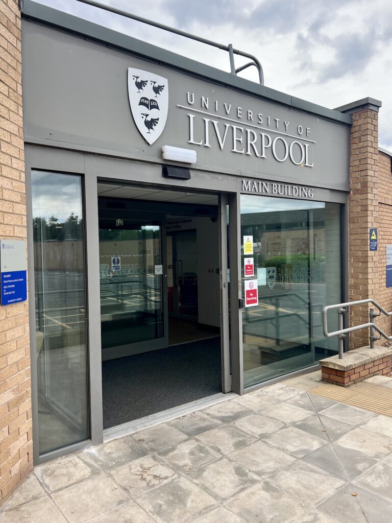 University of Liverpool Main Entrance