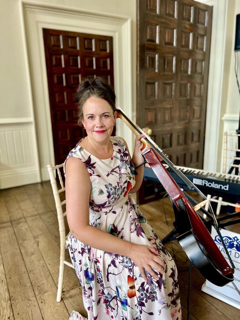 Anne-Marie Cellist at Elmore Court for a Wedding