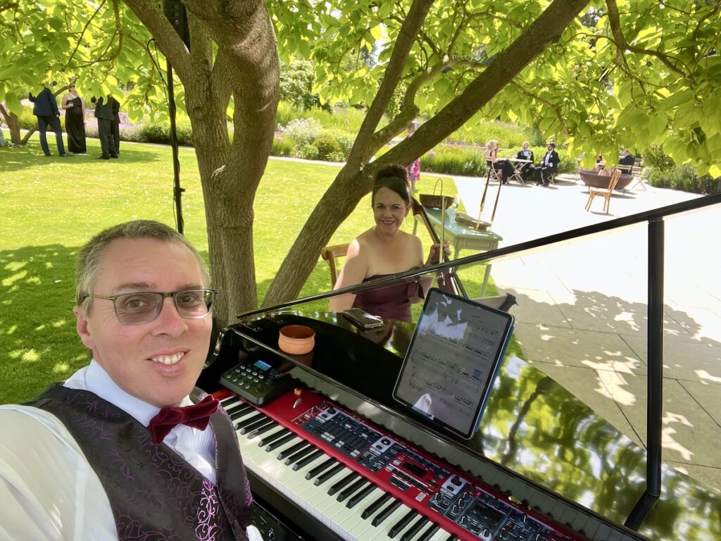 JAM Duo at Middleton Lodge Wedding Venue - Musicians for the outdoor ceremony