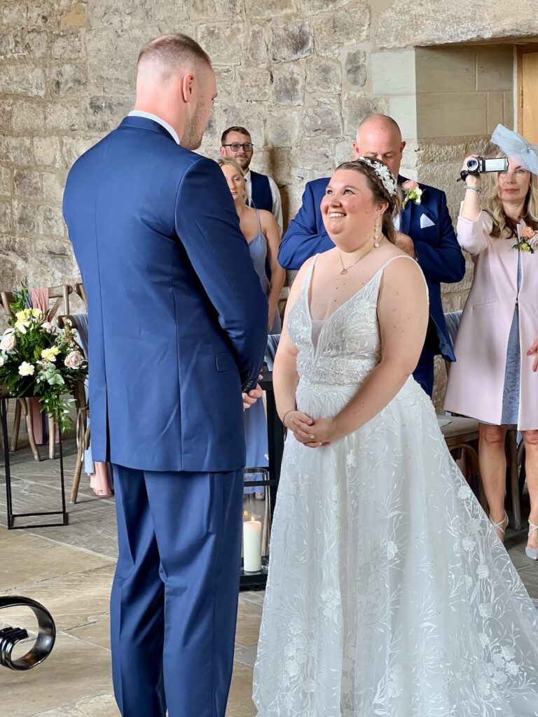 Wedding Couple in their ceremony