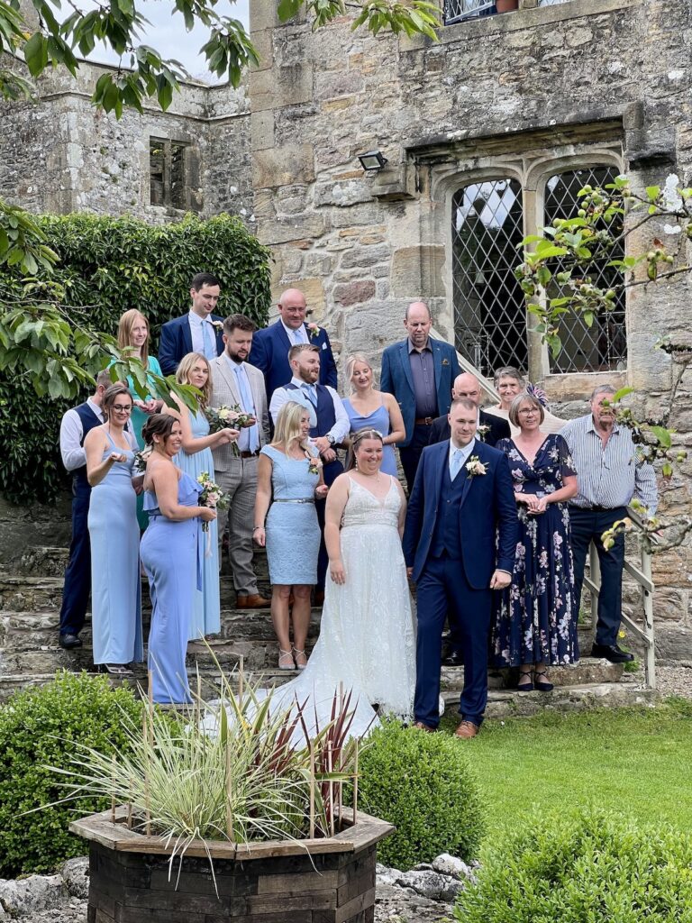 Wedding guests at The Priests House Skipton