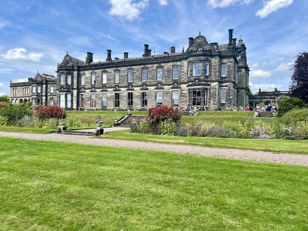 Sandon hall Staffordshire with gardens