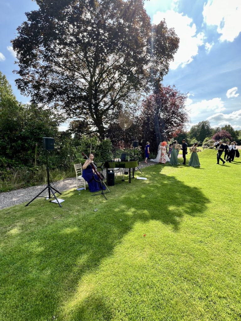 Anne Marie Cellist at Sandon Hall