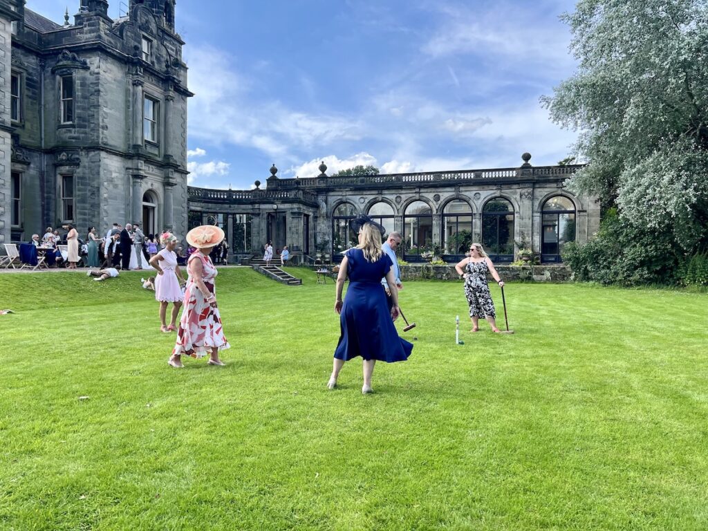 Wedding Outdoor Drinks reception