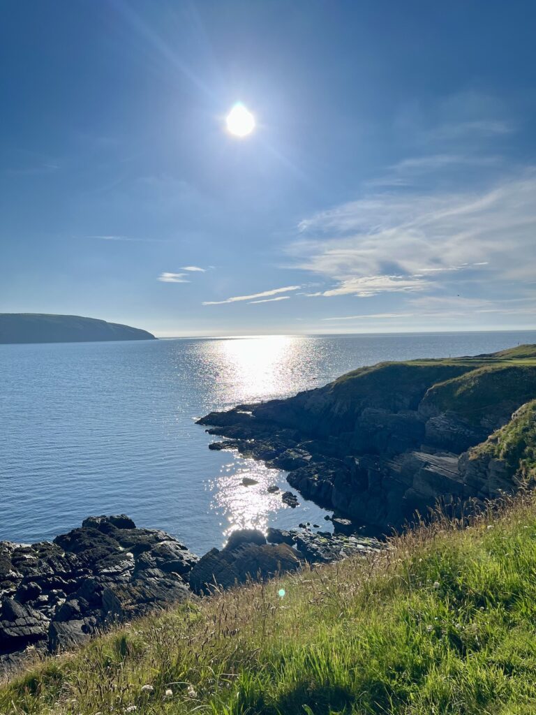 View across Cardigan bay