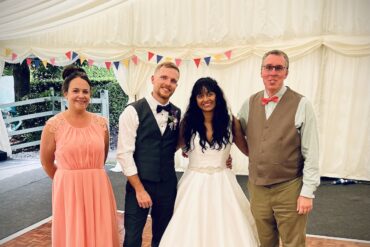 Wedding Musicians for Eleanor and Byron at Coombe Lodge, Blagdon