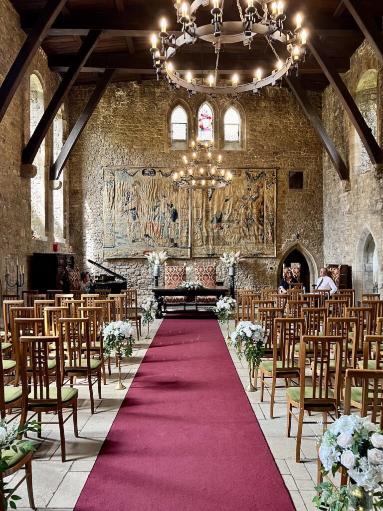 Ceremony Space at Allington Castle