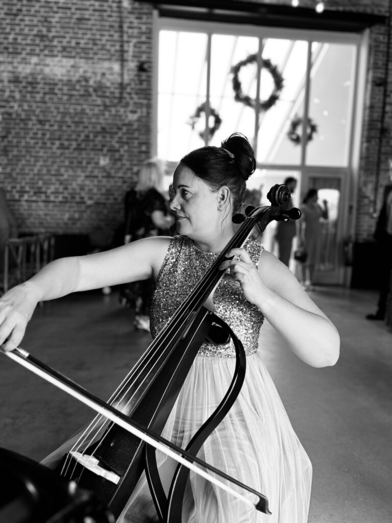 Anne Marie Wedding Cellist