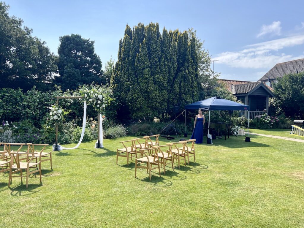 JAM Duo Cello and Piano Outdoors in Norfolk