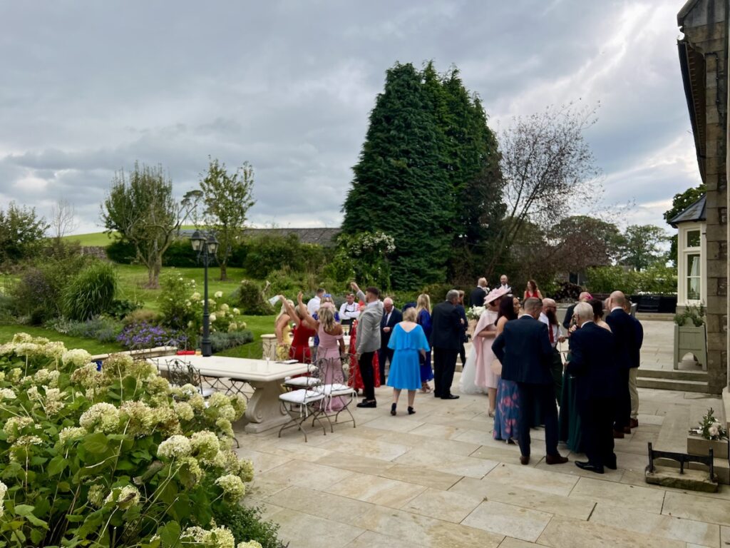 Drinks Reception at the Casterton Estate Lancashire