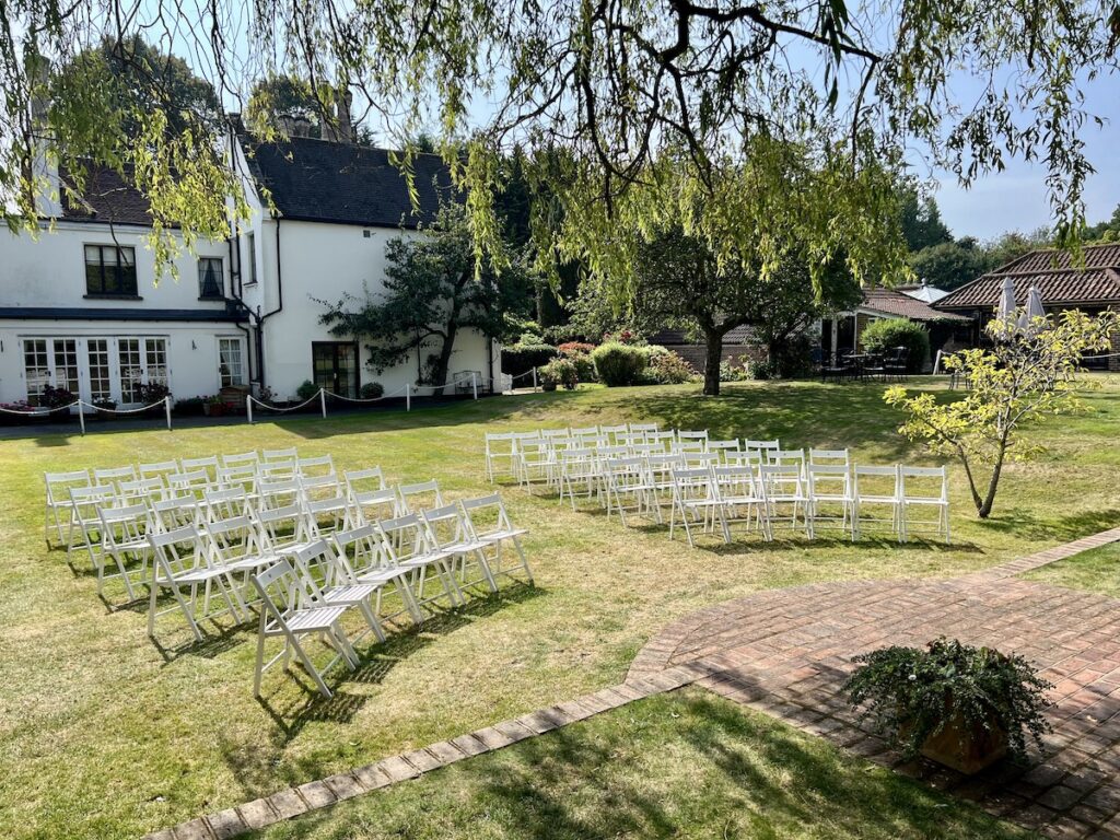 Ceremony Space outside