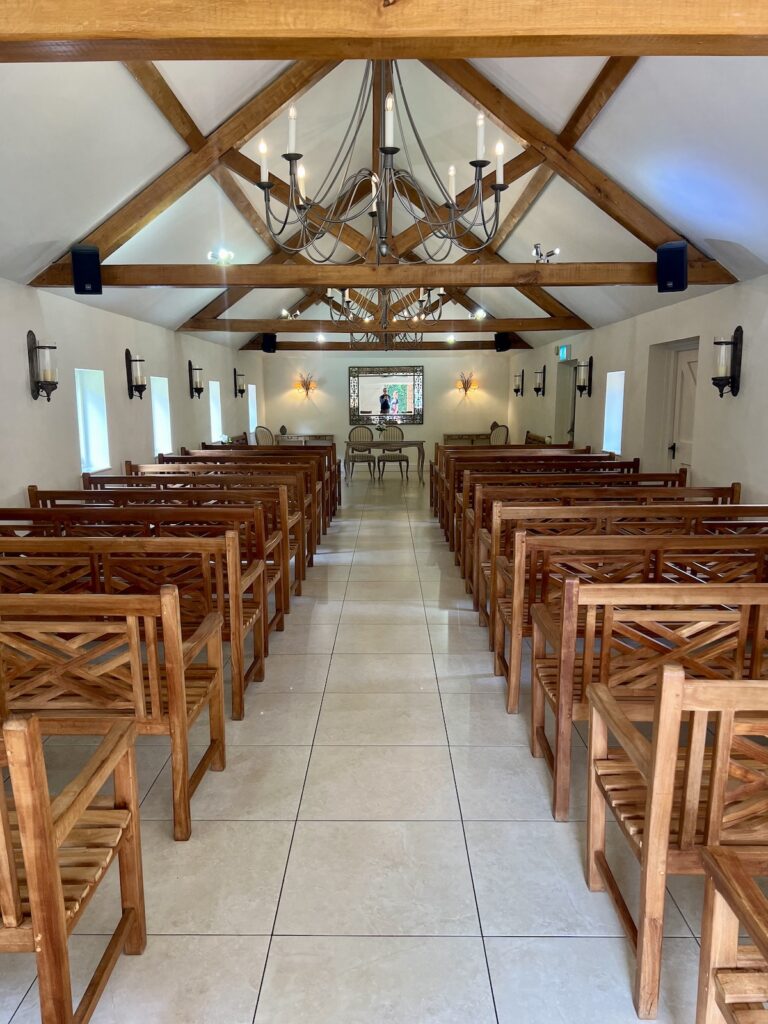 Oaks Farm Indoor Ceremony Space