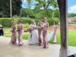 Bride and Bridesmaids - The Post Barn Newbury