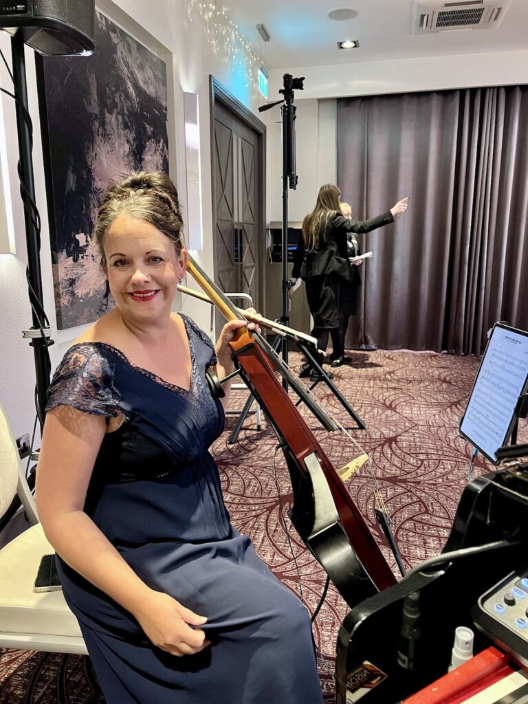 Anne Marie Wedding Cellist