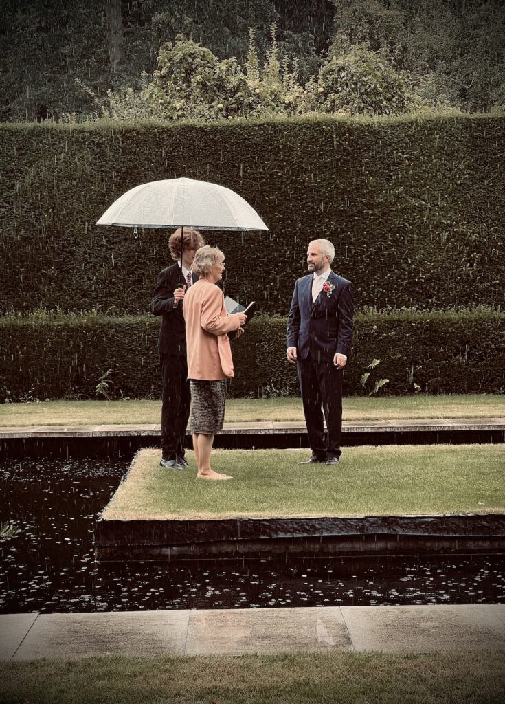 Wedding in the Rain