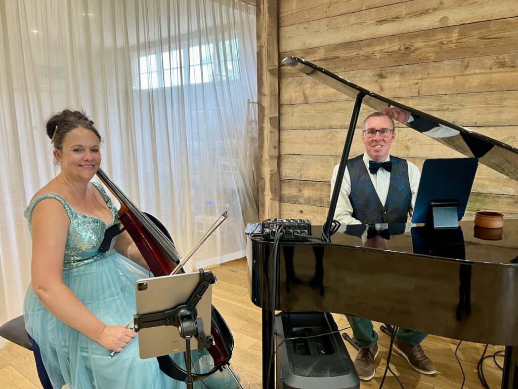 JAM Duo Cello and PIano Duo for Weddings