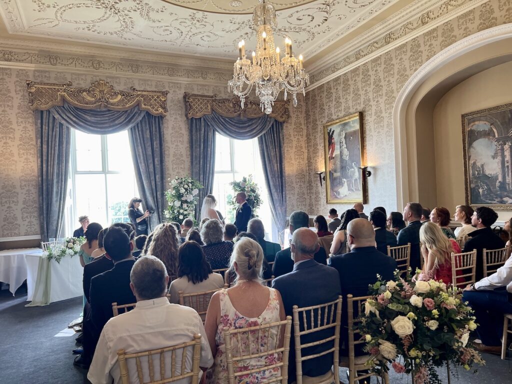 Indoor Ceremony Hazlewood Castle