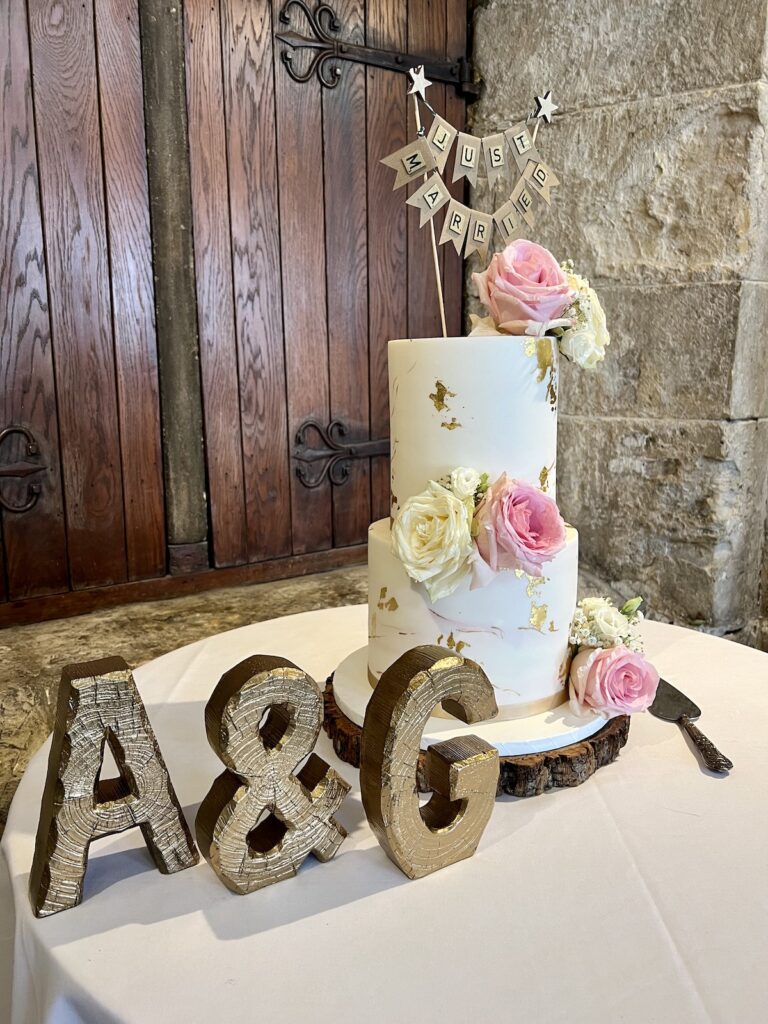 Wedding Cake at Hazlewood Castle