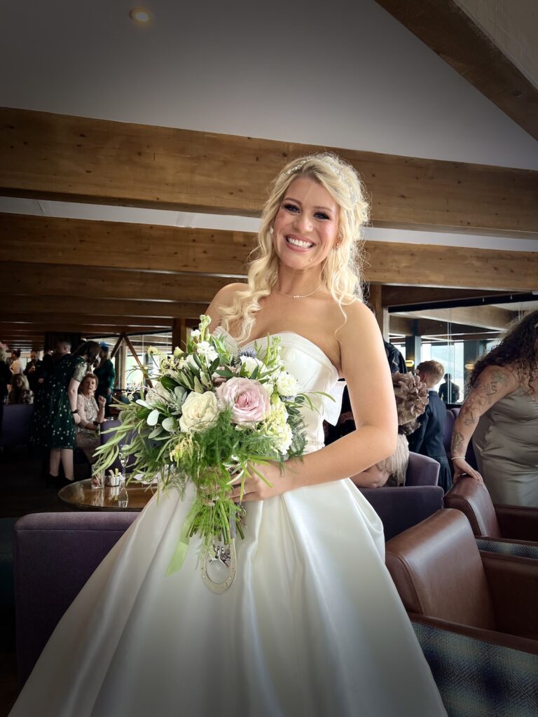 Bride at Loch Lomond