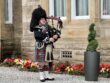 Scottish Piper at Wedding in Johnstone