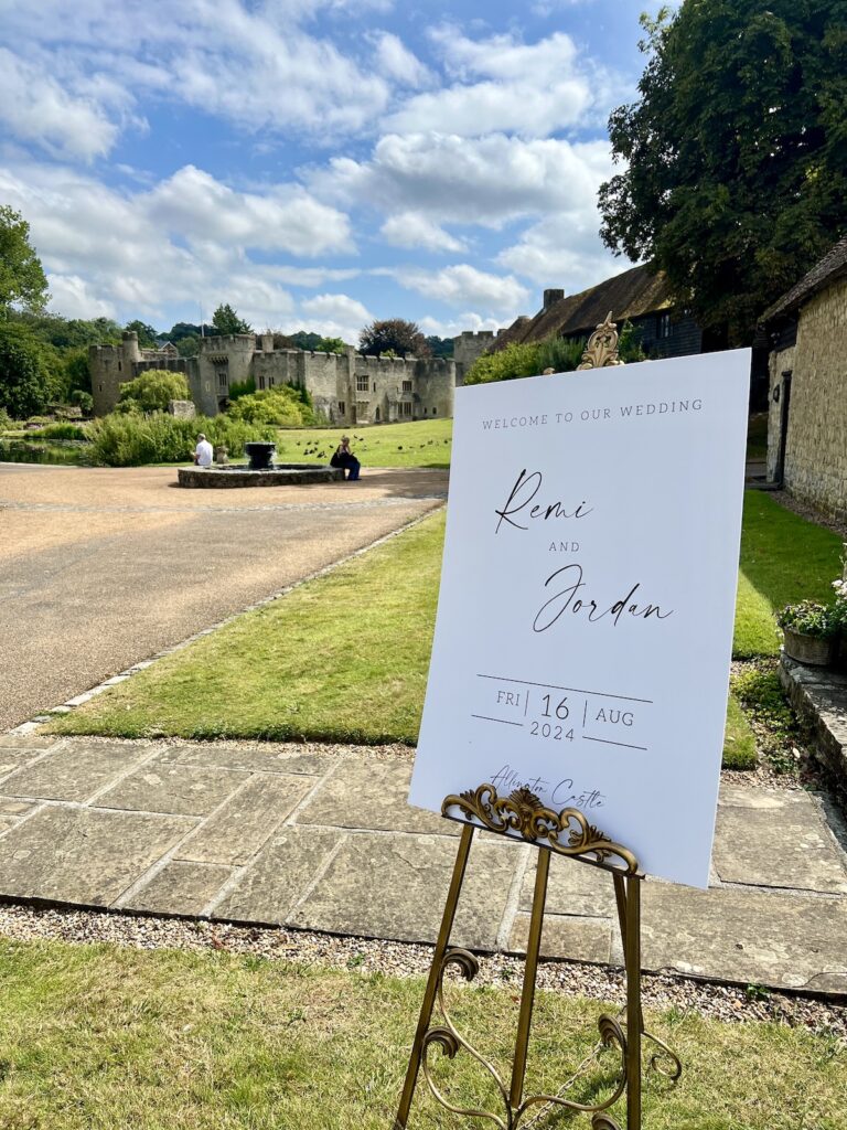 Wedding Welcome Sign