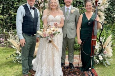 Wedding Musicians at Hazelwood Castle for Gemma and Aaron