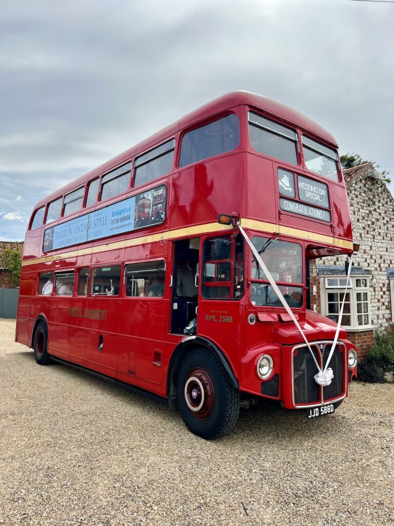 Routemaster Bus for Weddings