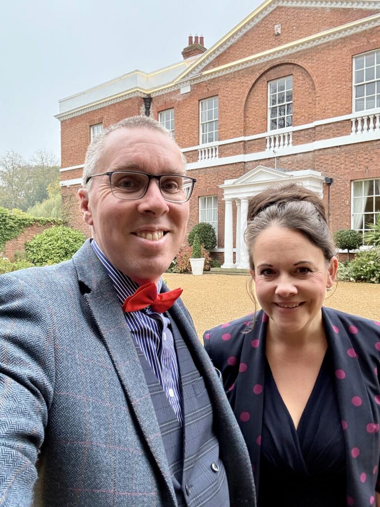 JAM Duo in front of Bawtry Hall