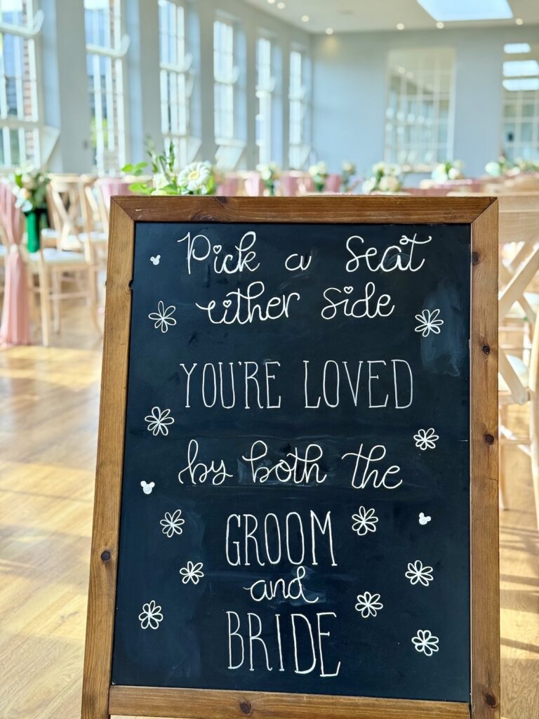 Welcome Sign at Bredenbury Court Barns in West Midlands