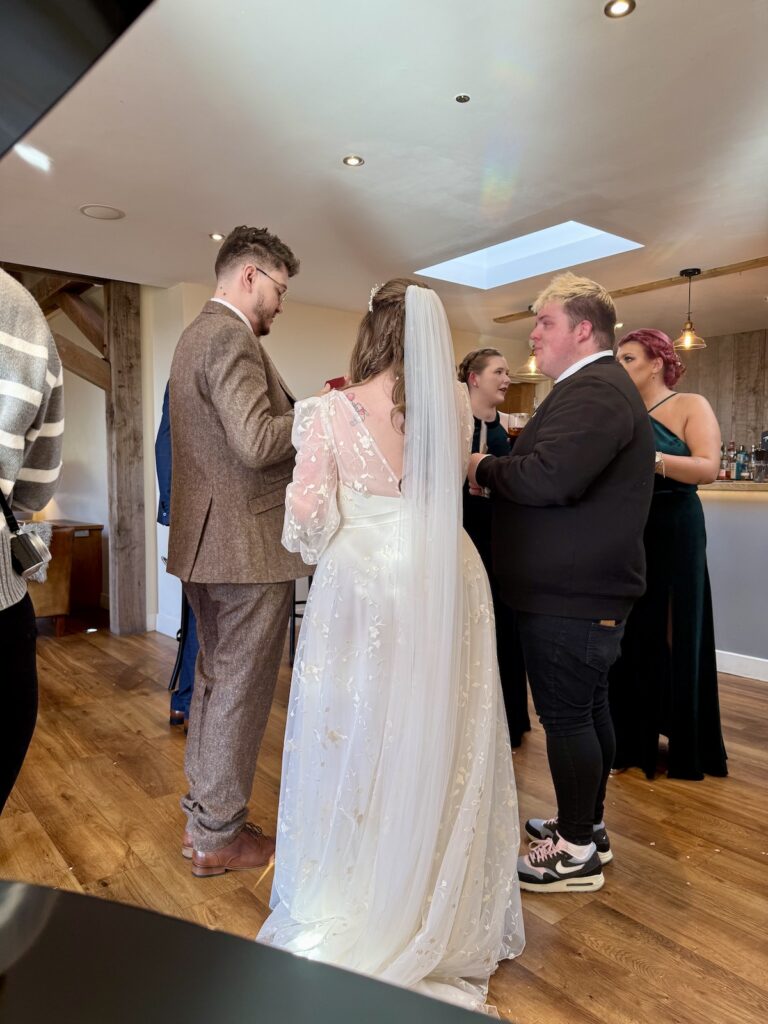 Drinks Reception at Bredenbury Court Barns in West Midlands