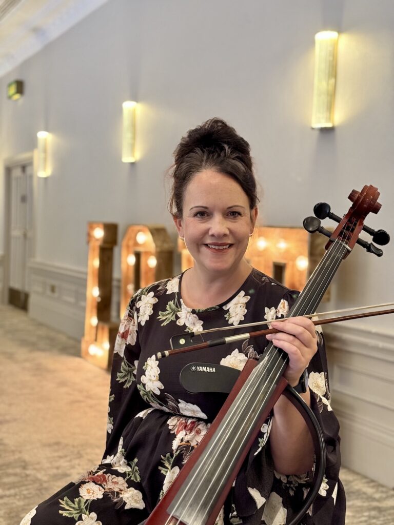 Anne Marie Cellist for JAM Duo at St Pierre Golf Club Chepstow