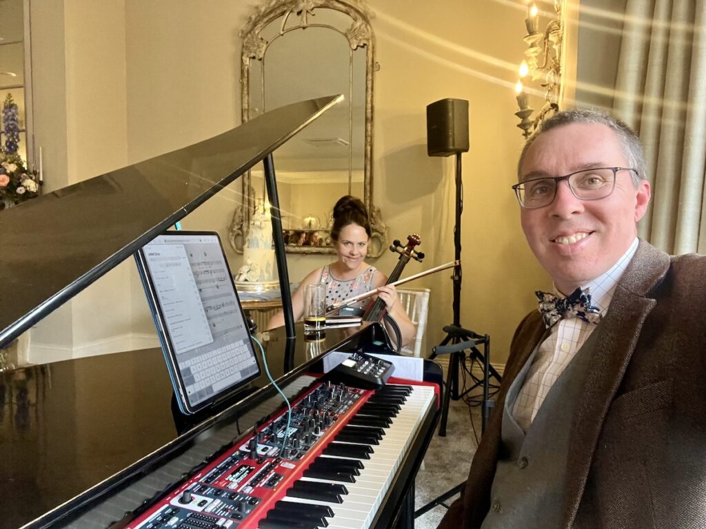 JAM Duo at Wedding Meal in Tickton Grange