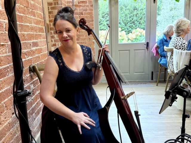 Anne Marie Wedding Cellist at Abbots Court, Dorset