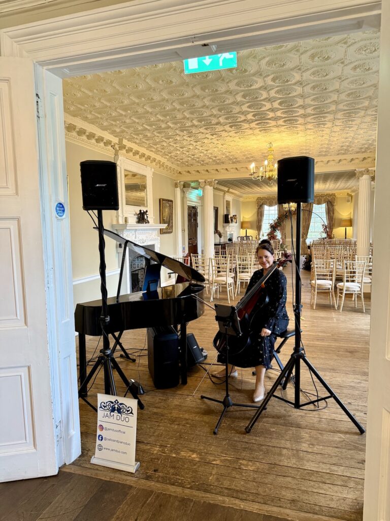 Anne Marie - JAM Duo Cellist at Chilston Park Hotel