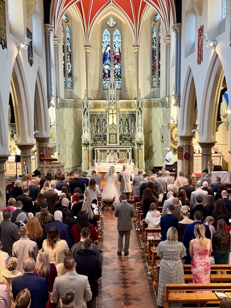 View of Wednesbury Catholic Church from the organ loft