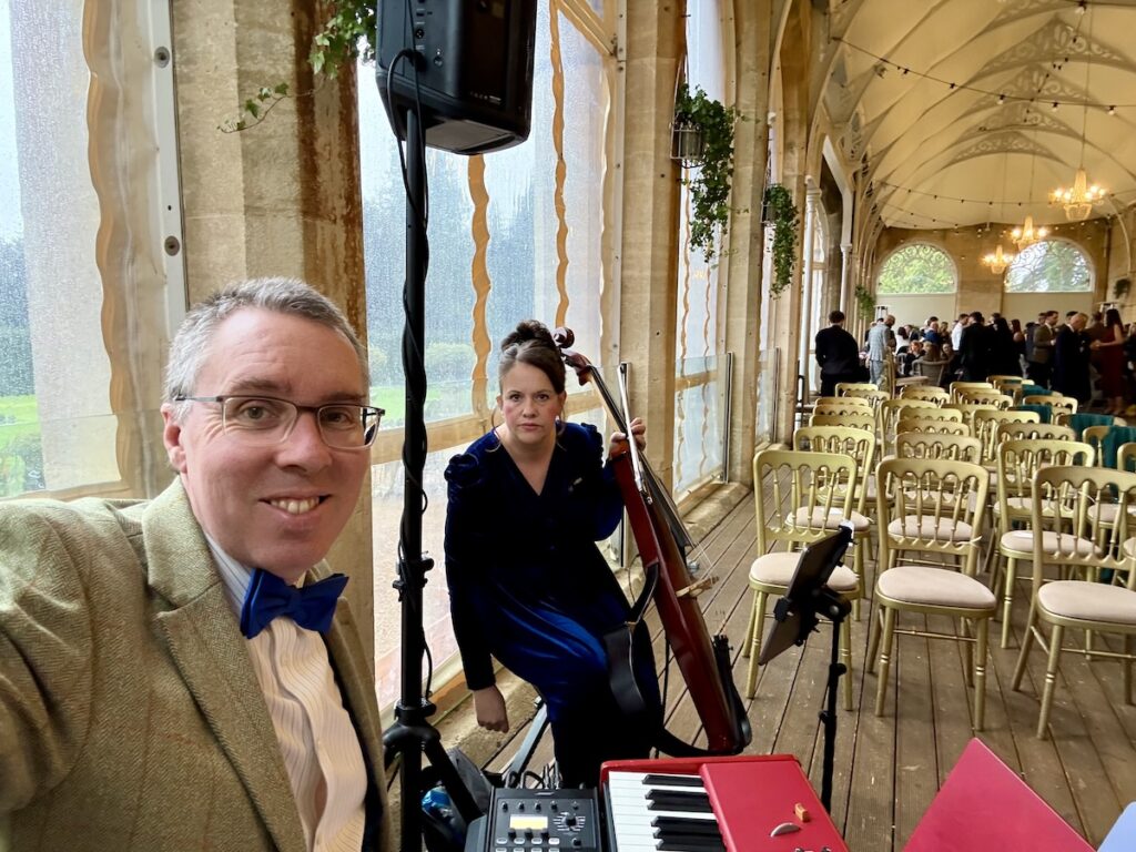 JAM Duo Cello and PIano Duo at Grittleton House