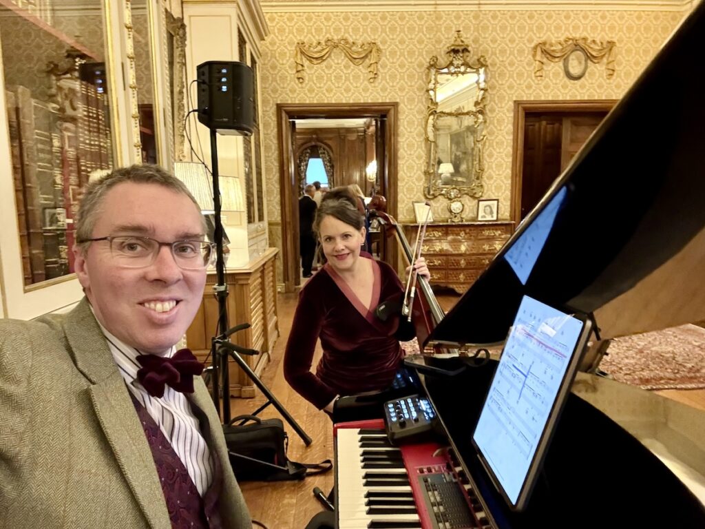 JAM Duo Cello and Piano at Knowsley Hall Liverpool