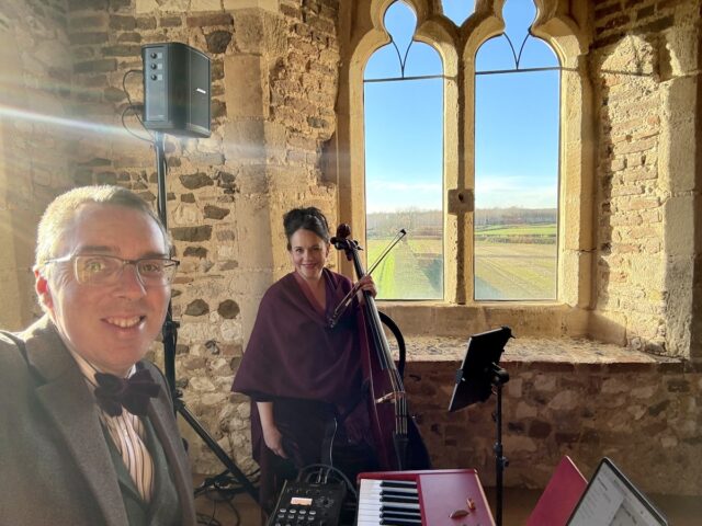 JAM Duo Cello and Piano Duo at Pentney Abbey in North Norfolk