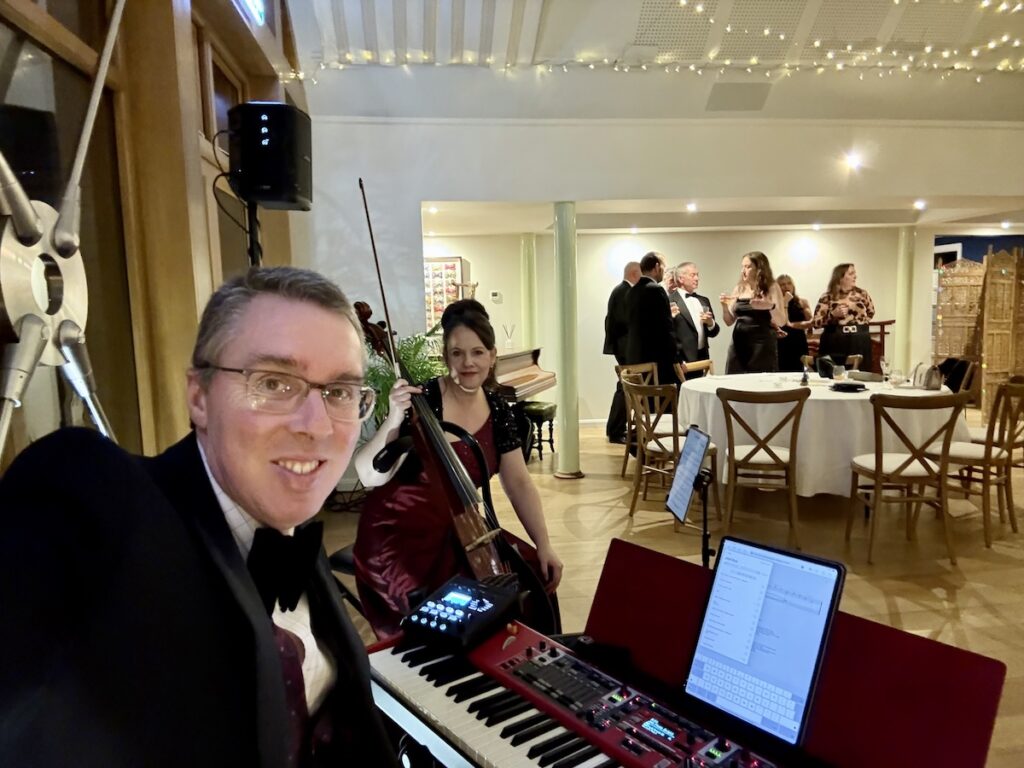 JAM Duo Cello and Piano Duo at a Drinks Reception