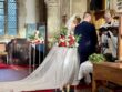 Bride and Groom at Church Ceremony