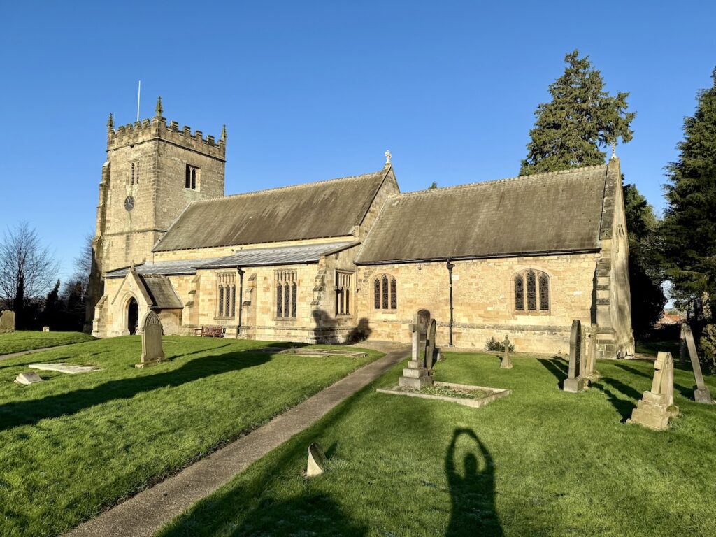 St Peters Church Hutton in Yorkshire - Church Exterior