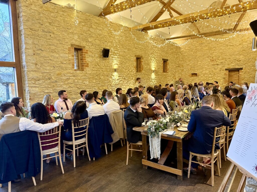 Wedding Breakfast at Huntsmill Farm